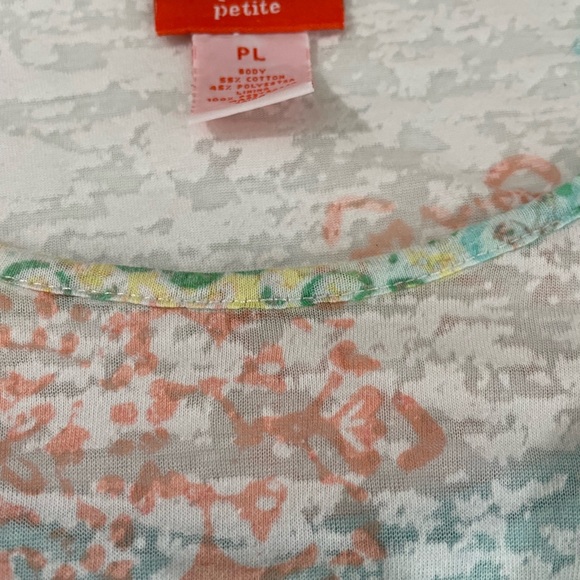 Hearts of Palm Blouse, Size Large P - Picture 6 of 6